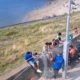 Jongerenwerkers op de Boulevard van Scheveningen